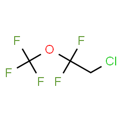ChemSpider 2D Image | 2-Chloro-1,1-difluoro-1-(trifluoromethoxy)ethane | C3H2ClF5O