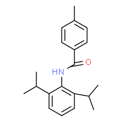 ChemSpider 2D Image | N-(2,6-Diisopropylphenyl)-4-methylbenzamide | C20H25NO