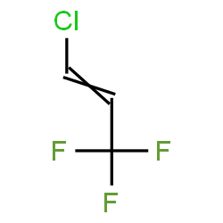 ChemSpider 2D Image | 1-Chloro-3,3,3-trifluoropropene | C3H2ClF3