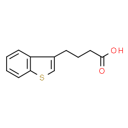 ChemSpider 2D Image | 4-(1-Benzothiophen-3-yl)butanoic acid | C12H12O2S