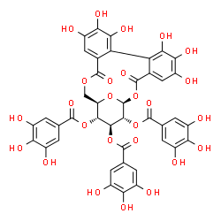 ChemSpider 2D Image | (+)-Davidiin | C41H30O26