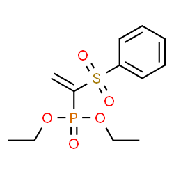 ChemSpider 2D Image | Diethyl [1-(phenylsulfonyl)vinyl]phosphonate | C12H17O5PS