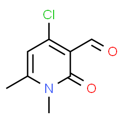 ChemSpider 2D Image | 4-Chloro-1,6-dimethyl-2-oxo-1,2-dihydro-3-pyridinecarbaldehyde | C8H8ClNO2