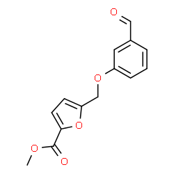 ChemSpider 2D Image | Methyl 5-[(3-formylphenoxy)methyl]-2-furoate | C14H12O5