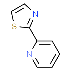 ChemSpider 2D Image | pyridylthiazole | C8H6N2S