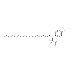 ChemSpider 2D Image | N-Hexadecyl-2-methyl-N-(4-sulfophenyl)alanine | C26H45NO5S