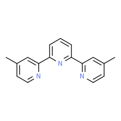 ChemSpider 2D Image | 4,4''-Dimethyl-2,2':6',2''-terpyridin | C17H15N3