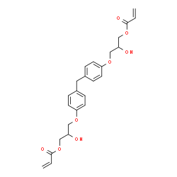 ChemSpider 2D Image | Methylenebis(4,1-phenyleneoxy-2-hydroxy-3,1-propanediyl) bisacrylate | C25H28O8