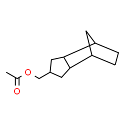 ChemSpider 2D Image | Tricyclo[5.2.1.0~2,6~]dec-4-ylmethyl acetate | C13H20O2