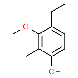 ChemSpider 2D Image | 4-Ethyl-3-methoxy-2-methylphenol | C10H14O2