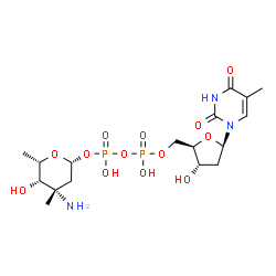 ChemSpider 2D Image | dTDP-beta-L-vancosamine | C17H29N3O13P2