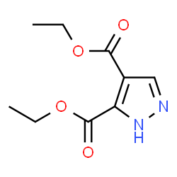 ChemSpider 2D Image | Diethyl 1H-pyrazole-3,4-dicarboxylate | C9H12N2O4