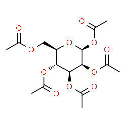 ChemSpider 2D Image | .beta.-D-Mannopyranose pentaacetate | C16H22O11