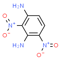 ChemSpider 2D Image | 2,4-Diamino-1,3-dinitrobenzene | C6H6N4O4