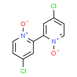 ChemSpider 2D Image | 4,4'-Dichlor-2,2'-bipyridin-1,1'-dioxid | C10H6Cl2N2O2