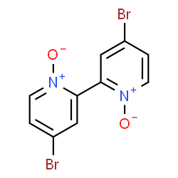 ChemSpider 2D Image | 4,4'-Dibrom-2,2'-bipyridin-1,1'-dioxid | C10H6Br2N2O2