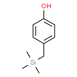 ChemSpider 2D Image | 4-Trimethylsilanylmethyl-phenol | C10H16OSi