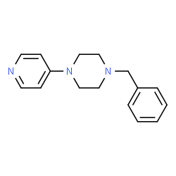 ChemSpider 2D Image | 1-Benzyl-4-(4-pyridinyl)piperazine | C16H19N3