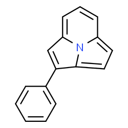 ChemSpider 2D Image | 2-Phenylpyrrolo[2,1,5-cd]indolizine | C16H11N