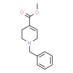 ChemSpider 2D Image | Methyl 1-benzyl-1,2,3,6-tetrahydro-4-pyridinecarboxylate | C14H17NO2