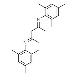 ChemSpider 2D Image | (2E,4E)-N,N'-Dimesityl-2,4-pentanediimine | C23H30N2