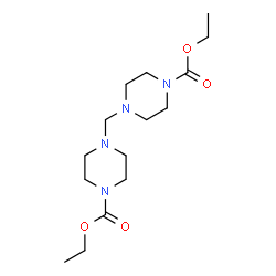 ChemSpider 2D Image | Diethyl 4,4'-methylenedipiperazine-1-carboxylate | C15H28N4O4