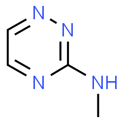 ChemSpider 2D Image | N-Methyl-1,2,4-triazin-3-amine | C4H6N4