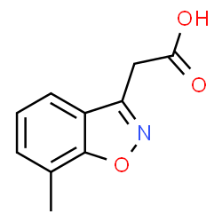 ChemSpider 2D Image | (7-Methyl-1,2-benzoxazol-3-yl)acetic acid | C10H9NO3