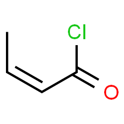 ChemSpider 2D Image | (2Z)-2-Butenoyl chloride | C4H5ClO