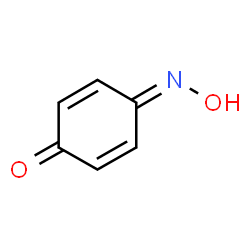 ChemSpider 2D Image | 4-(Hydroxyimino)-2,5-cyclohexadien-1-one | C6H5NO2
