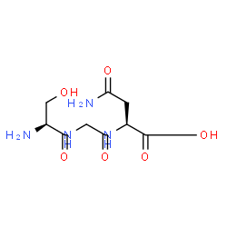 ChemSpider 2D Image | L-Serylglycyl-L-asparagine | C9H16N4O6