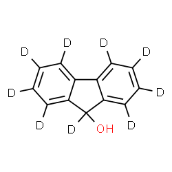 ChemSpider 2D Image | (~2~H_9_)-9H-Fluoren-9-ol | C13HD9O