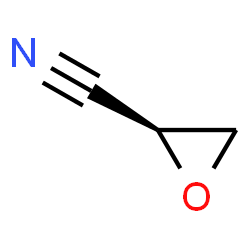 ChemSpider 2D Image | (2S)-2-Oxiranecarbonitrile | C3H3NO