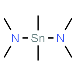 ChemSpider 2D Image | N,N,N',N',1,1-Hexamethylstannanediamine | C6H18N2Sn