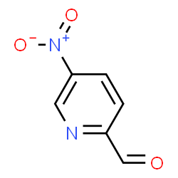 ChemSpider 2D Image | 5-Nitro-2-pyridinecarbaldehyde | C6H4N2O3