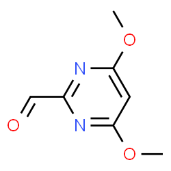ChemSpider 2D Image | 4,6-Dimethoxy-2-pyrimidinecarbaldehyde | C7H8N2O3