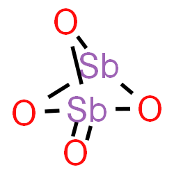 ChemSpider 2D Image | antimony tetroxide | O4Sb2