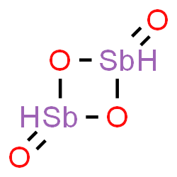 ChemSpider 2D Image | antimony tetroxide | O4Sb2
