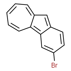 ChemSpider 2D Image | 3-Bromobenz[a]azulene | C14H9Br