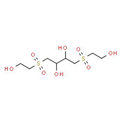 ChemSpider 2D Image | 1,4-Bis[(2-hydroxyethyl)sulfonyl]-2,3-butanediol | C8H18O8S2