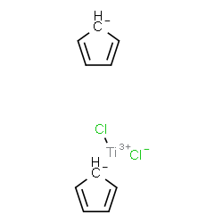 ChemSpider 2D Image | Titanocene dichloride | C10H10Cl2Ti