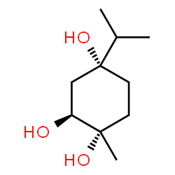 ChemSpider 2D Image | (1S,2S,4R)-4-Isopropyl-1-methyl-1,2,4-cyclohexanetriol | C10H20O3