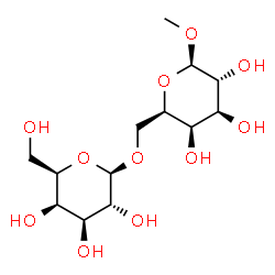 ChemSpider 2D Image | Methyl 6-O-Î²-D-galactopyranosyl-Î²-D-galactopyranoside | C13H24O11
