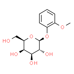 ChemSpider 2D Image | 2-Methoxyphenyl Î²-D-galactopyranoside | C13H18O7