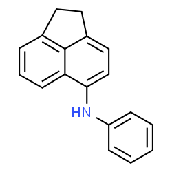 ChemSpider 2D Image | N-Phenyl-1,2-dihydro-5-acenaphthylenamine | C18H15N