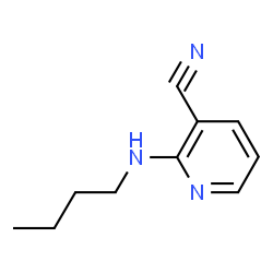 ChemSpider 2D Image | 2-(Butylamino)nicotinonitrile | C10H13N3