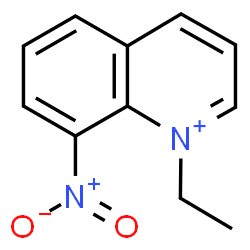 ChemSpider 2D Image | 1-Ethyl-8-nitroquinolinium | C11H11N2O2