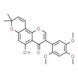 ChemSpider 2D Image | Toxicarol isoflavone | C23H22O7