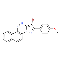 ChemSpider 2D Image | CSID:1039521 | C20H13BrN4O