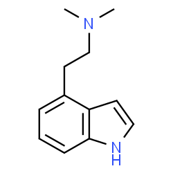ChemSpider 2D Image | 2-(1H-Indol-4-yl)-N,N-dimethylethanamine | C12H16N2
